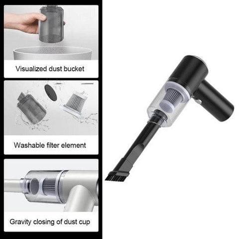 Car Vacuum Cleaner Usb Wireless Household Car Office Use Mini Portable Sweeper