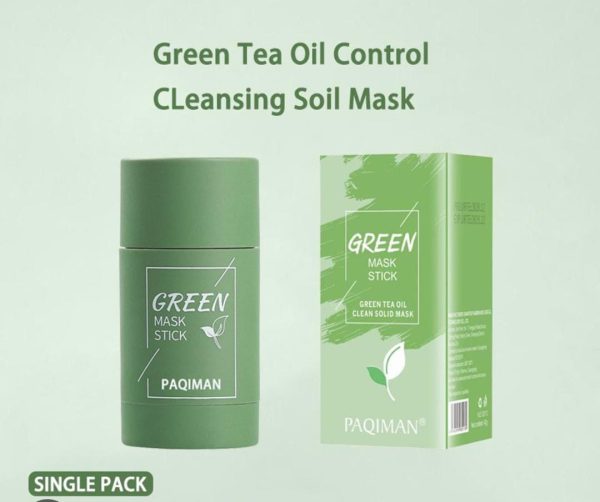 Green Mask Stick Black Head