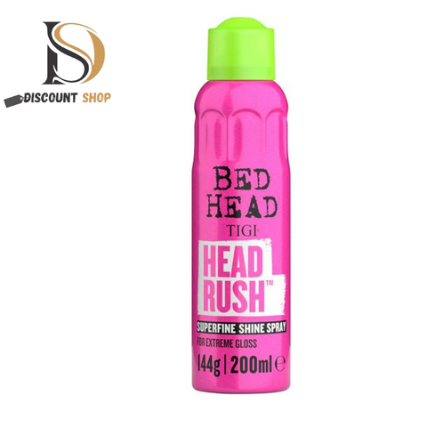 Bed Head by TIGI Headrush Shine Hair Spray, 200 ml, for Smooth Shiny Hair...