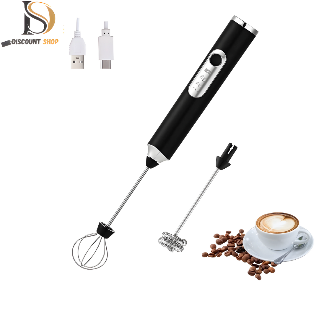 Introducing the Handheld Electric Milk Frother: Perfect for coffee, cappuccino, and cream.