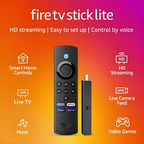 Amazon Fire TV Stick Lite: Affordable HD Streaming with Alexa Voice Remote Lite